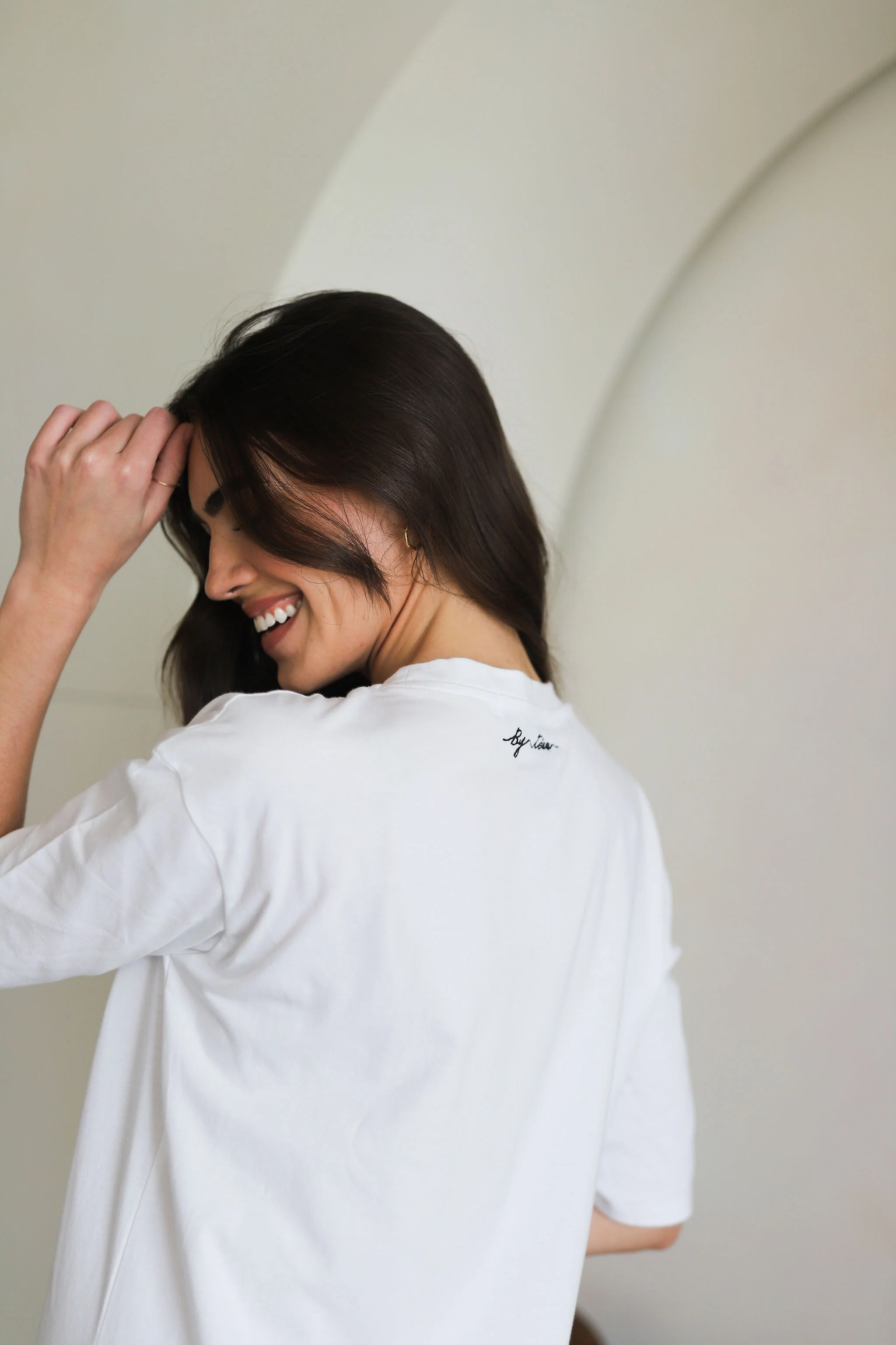 White T-Shirt Midi Dress - Image 4